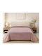 Linea Home Beverly Κουβέρτα Πικέ Μονή 160x220εκ. Πουδρα