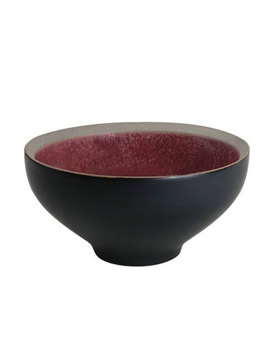 Espiel Passion Round Ceramic Black Serving Bowl...