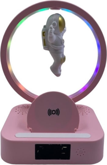Digital Tabletop Clock Plastic with Radio and Wireless Charging 8323 Various Colors