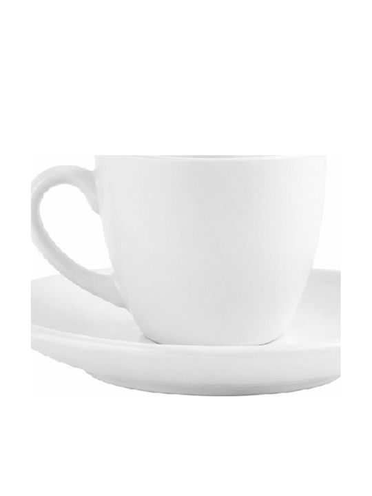 Espiel Morgan Tasse Espresso aus Porzellan Weiß 90ml