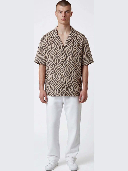 Ben Tailor Waves Short Sleeve Shirt Grey