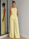 Women's Soft Yellow Kit with Trousers with Rubber Band