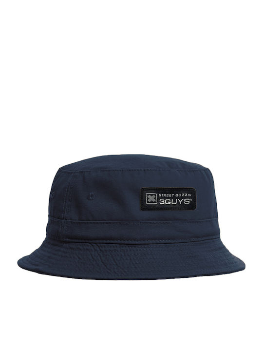 3Guys Fabric Men's Hat Blue