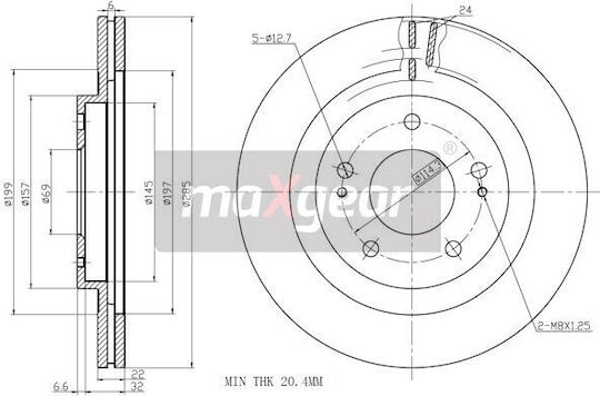 Mitsubishi Auto Bremsbeläge & Bremsscheiben Vorderseite für Pajero Pinin 1.8-2.0 Gdi 99-07
