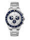 Philip Watch Caribe Ceas Bărbați 42mm Baterie Cu Brățară Argintie Din Oțel Inoxidabil