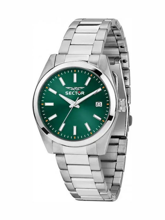 Sector Men's Watch 37mm Battery with Transparent Metal Bracelet