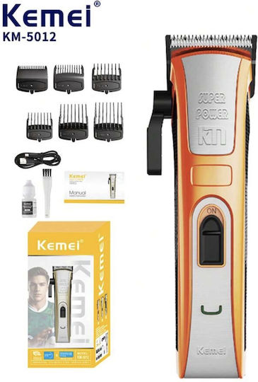 Kemei Professionelle Haarschneidemaschine Orange KM-5012