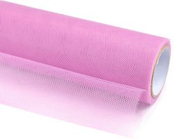 Smooth Tulle Powder Pink 15cm X 9m 1pc