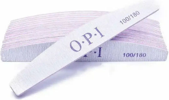 Λίμα Νυχιών Opi Μισοφέγγαρο Γκρι 100/180 Σετ 25 Τεμαχίων