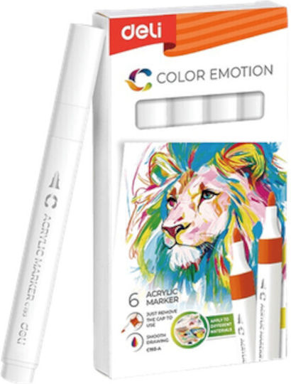 Deli Marker Acrilic White