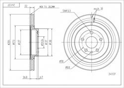 Δίσκος Φρένων Εμπρός Alfa 147 1.9 01-10 Σετ 0000060578093 Δίσκος Φρένων Εμπρός Alfa 147 1.9 01-10 Σετ 0000060578093