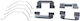 Σετ Εγκατάστασης Τακάκια Φρένων Mazda 323 626 Premacy 97-05
