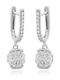 Jools Silver Dangle Earrings with Stones