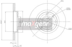 Disc de frână Citroen față Xsara 206 986478887 Disc de frână Citroen față Xsara 206 986478887
