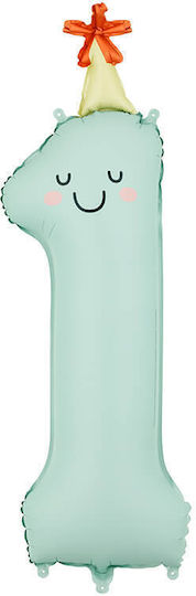 Αριθμός 1 Foil Πράσινο Happy