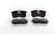 Спирачни накладки Отзад Ford Focus 98-04 87.2*42.5*14.5 C1bc2m008ab