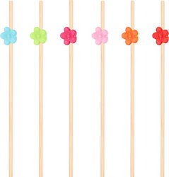 Party Picks Flower Multicolored 25 Pieces Party Picks Flower Multicolored 25 Pieces