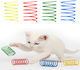Femmit Multicolored Plastic Spiral Cat Toys Springs 8 Pieces Bpa Free