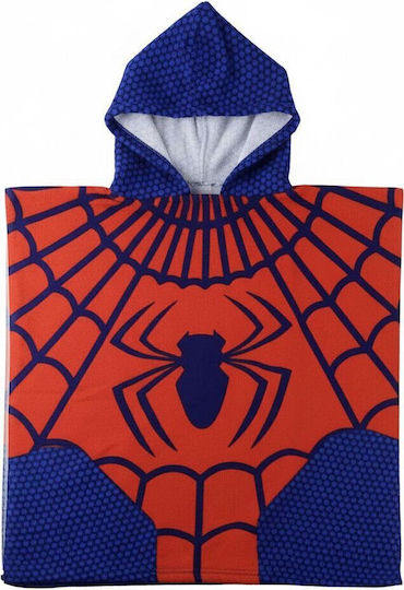 Cerda Marvel Spiderman Microfibre Poncho Beach Towel 8445484620153