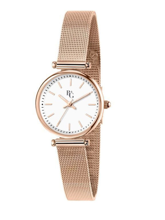 Chronostar Women's Watch 28mm Battery with Pink Gold Metal Bracelet