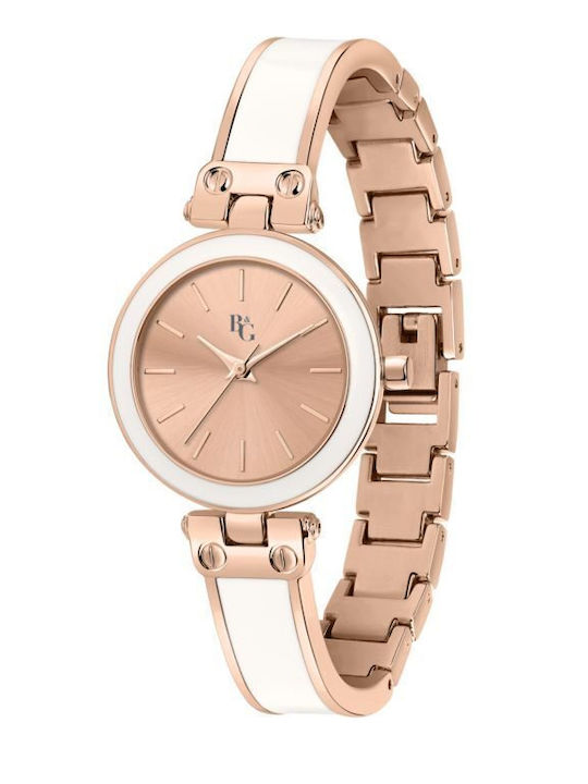 Chronostar Women's Watch 28.5mm Battery with Pink Gold Metal Bracelet