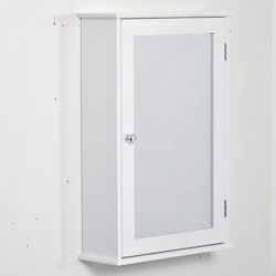 Kleankin Ντουλάπι Μπάνιου 41x14x60cm Λευκό 834-403 Kleankin Ντουλάπι Μπάνιου 41x14x60cm Λευκό 834-403
