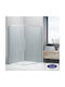 Devon Elli Corner Entry Cabină de Duș cu Ușă Glisantă 110x80x200cm Chrome