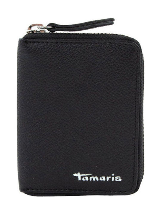 Tamaris Μικρό Δερμάτινο Γυναικείο Πορτοφόλι Μαύρο