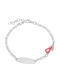 Jools Kids Bracelet ID Silver with Heart