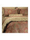 Down Town Home Set Bed Sheets for Single Bed 175x255cm Red (3 Pieces)