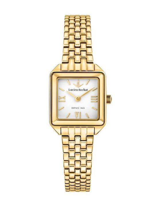 Lucien Rochat Womens Battery Watch With Metal Bracelet