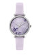 Oui & Me Women's Watch 33mm Battery with Purple Rubber Strap