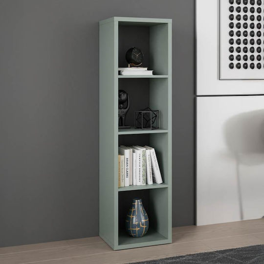 Βιβλιοθήκη Πράσινη 39x33x142εκ.