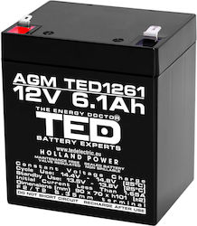 TED Electric A0058601 Baterie UPS 12V 6.1Ah
