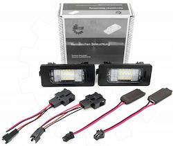SKV Светлини За Регистрационната Табела LED За Audi A1 / A4 / A6 / A7 / Q5 / TT Skoda Фабия / Йети Volkswagen Пасат