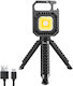 Work Light Extension Cord Rechargeable LED with Brightness up to 700 lm Flashlight