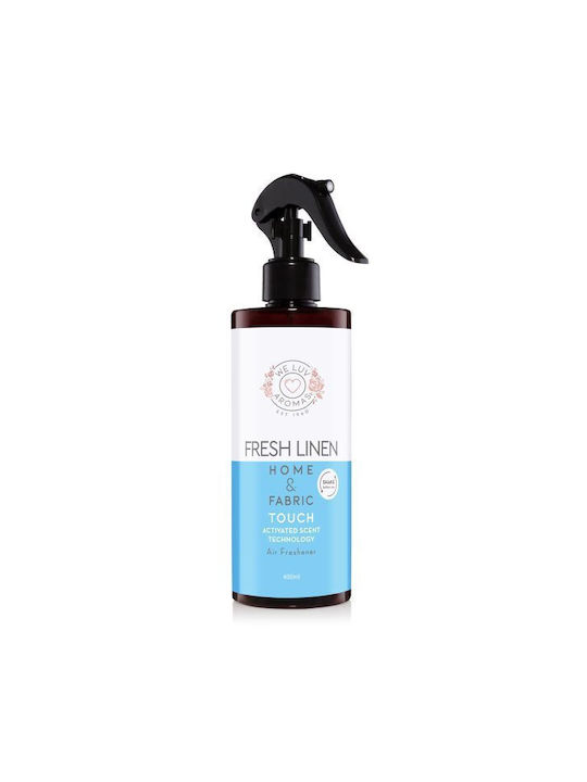 Home Fabric Air Freshener Αρωματικό Χώρου + Υφασμάτων Fresh Linen 400ml