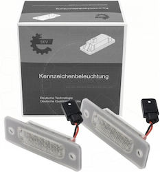 SKV Kennzeichenbeleuchtungen LED für BMW E34 SKV Kennzeichenbeleuchtungen LED für BMW E34