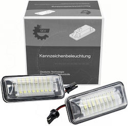 SKV Led Kennzeichenbeleuchtungen für Subaru BRZ Impreza Legacy
