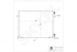 SKV Car Engine Water Radiator for Opel Vivaro Renault Trafic Nissan Primastar