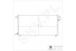 SKV Radiator de apă pentru Nissan Patrol