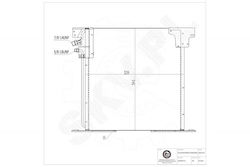 SKV Car Air Conditioning Radiator for Mercedes-Benz Vito