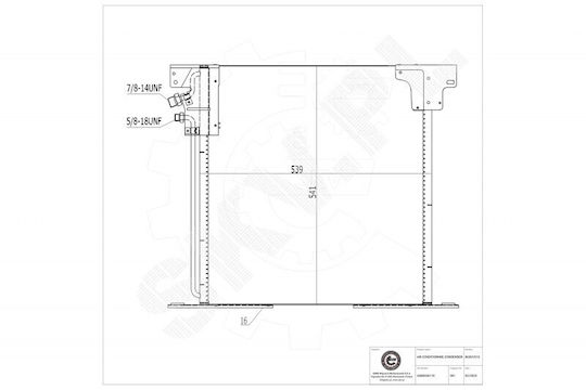 SKV Radiator Aer Condiționat pentru Mercedes-Benz Vito