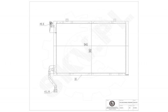 SKV Ψυγείο Air Condition Αυτοκινήτου για Ford Fiesta