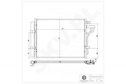SKV Ψυγείο Air Condition Αυτοκινήτου για Hyundai i10 SKV Ψυγείο Air Condition Αυτοκινήτου για Hyundai i10