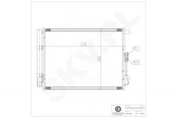 Air Conditioning Radiator Hyundai Elantra V I30 Kia Cee'd Pro Cee'd 97606a5800
