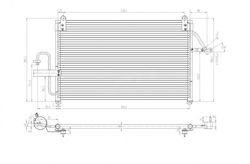Hart Ψυγείο Air Condition Αυτοκινήτου για Chevrolet Nubira Daewoo Nubira