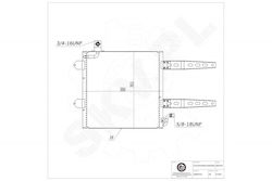 SKV Автомобилен радиатор за вода за Seat Arosa Volkswagen Lupo / Polo
