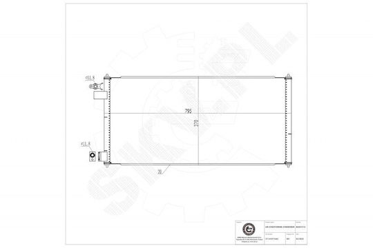 Ψυγείο Κλιματισμού Ford Tourneo Transit 2t1h19710ac