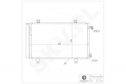 Radiator Climatizare Fiat Sedici Suzuki Sx4 71743782 Radiator Climatizare Fiat Sedici Suzuki Sx4 71743782